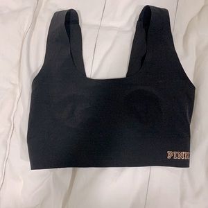 Never worn, seemless black Victoria Secret bralette, very comfortable